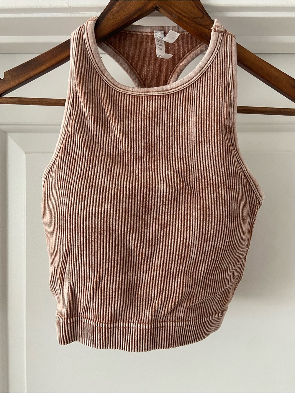 Zenana Ribbed Crop Tank Top - Picture 2 of 5